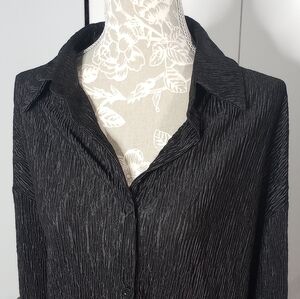 2 For $10 Khol's Black‎ Button Down Shirt for Women